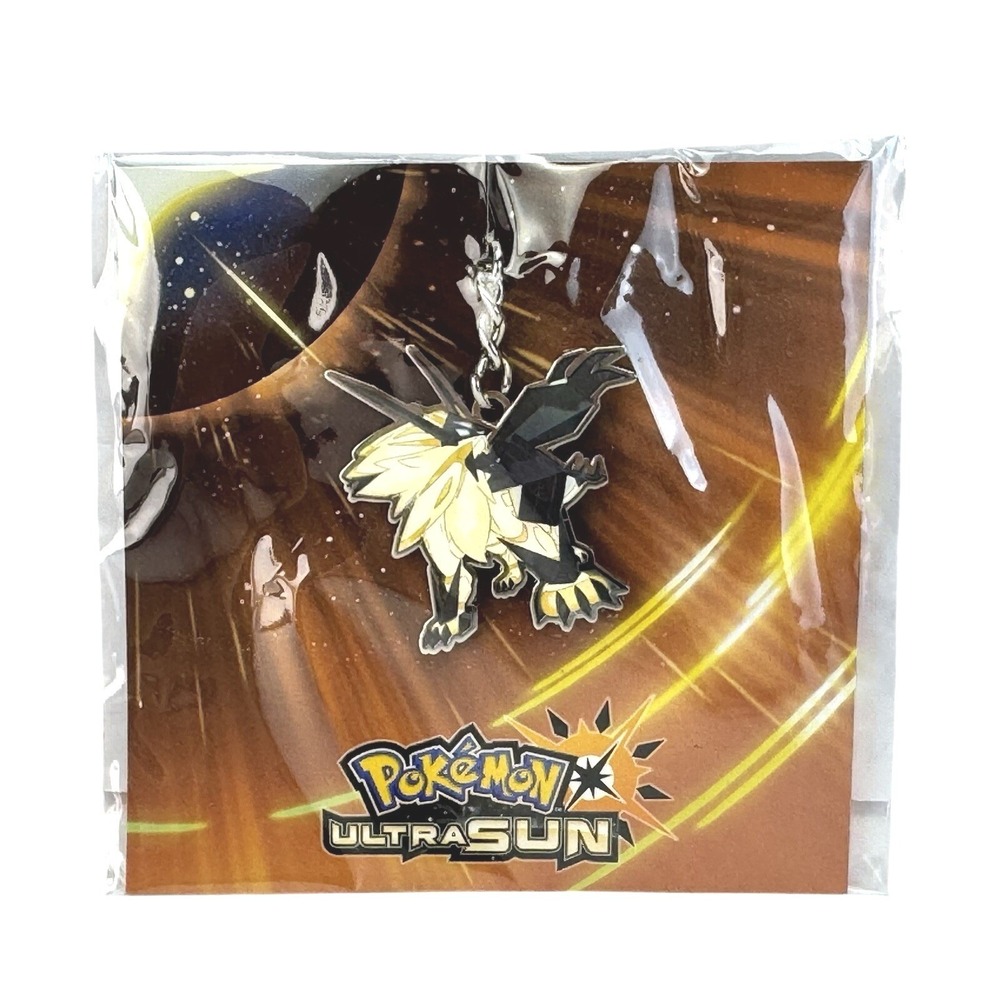 Pokemon Ultra Sun 3DS Preorder Bonus Dusk Mane Necrozma KEYCHAIN Sealed New